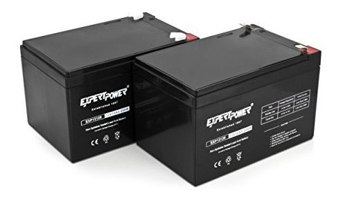 Paquete De 2 Baterías Recargables Expertpower De 12 Voltios 