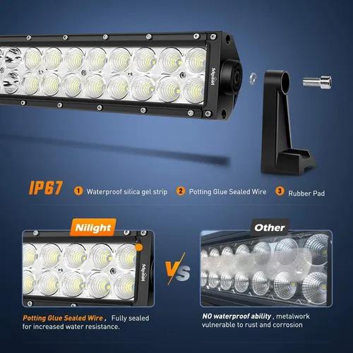15026c Una Barra De Luz Led 52 Pulgadas 300w Spot Combo...