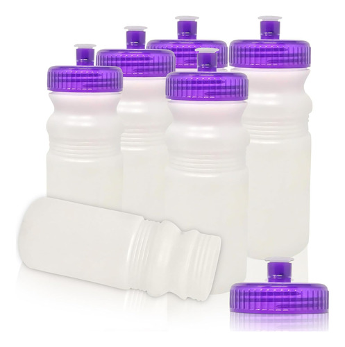 Paquete De 6 Botellas De Agua Deportivas De 20 Oz Csbd