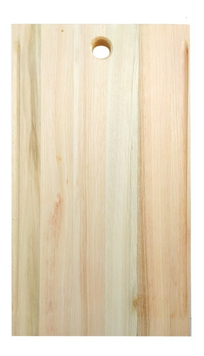 Tabla Picar Nº2  20x35 Cm Gruesa Ranura Madera Asado Bz3  