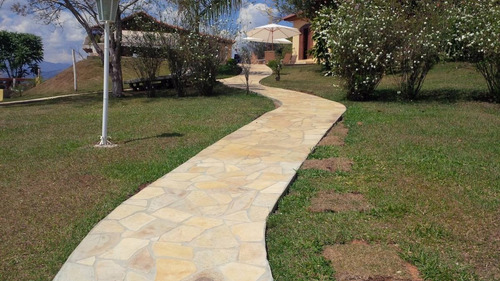 Caco São Tomé Amarelo Antiderrapante Piso Piscina