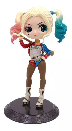 Boneca Arlequina Em Resina DC Comics. no Shoptime