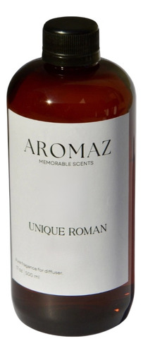 Esencia 100% Pura Para Difusor 500 Ml Unique Roman By Aromaz