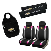 Comprar Funda Tela Gris Rosa+ Cubre Cinto+ Bolsa Resíduos Chevrolet
