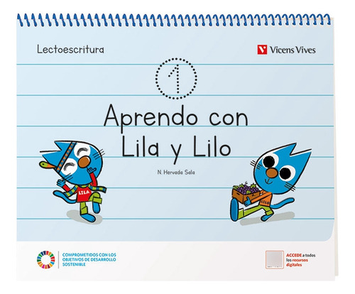 Libro Aprendo Con Lila Y Lilo Cuaderno 1 - 