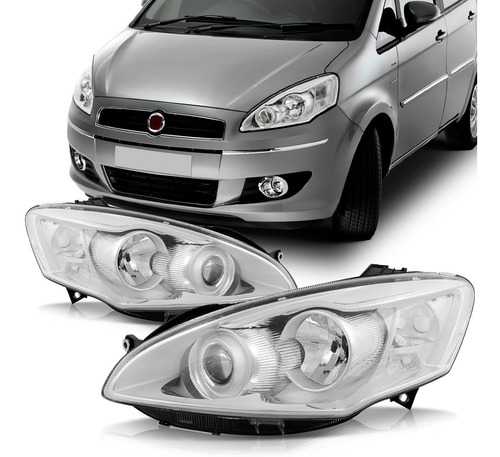 Par Farol Idea 2011 2012 2013 2014 15 16 Foco Duplo Cromado