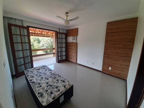 Imagem 4 de 18 de Casa 5/4 Á Venda Com Piscina Privativa E Enorme Jardim No Condomínio Encontro Das Águas. Ca00329