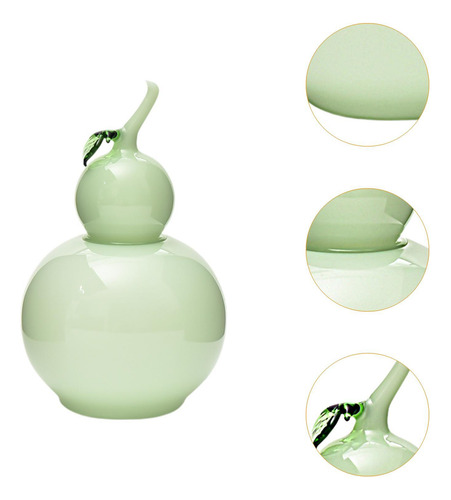 Candy Jar Gourd Storage Jar Candy Container Elegante Verde