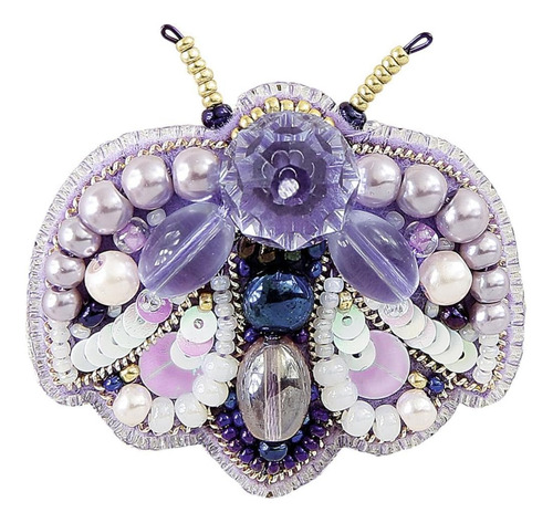 Kit De Abalorio Crystal Art Crear Broche Bp-270c Bug