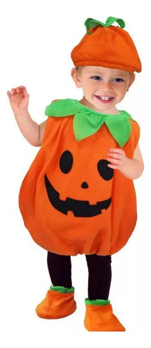 Disfraz De Calabaza De Halloween For Niños