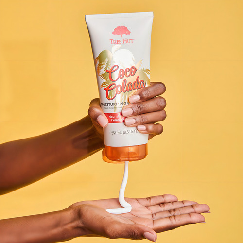 Loción Corporal Hidratante Tree Hut Coco Colada 251 Ml Fragancia Notas de piña y coco