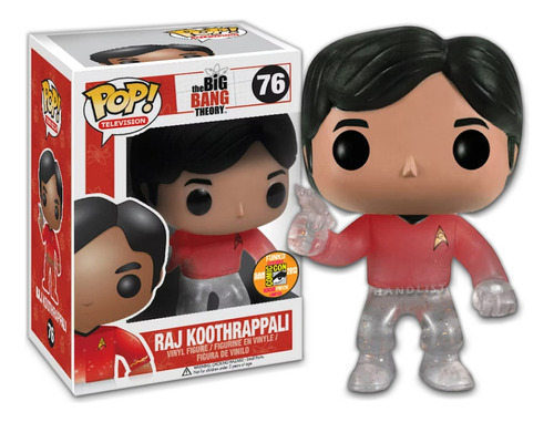 Funko Pop Big Bang Theory - Raj Koothrappali Comic Con 76