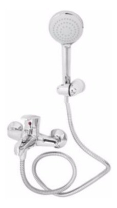 Imagen 4 de 5 de Combo Petra Ducha Externa, Bidet Y Lavatorio Naffull