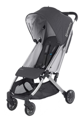 Carriola de paseo UPPAbaby Minu con chasis color plateado