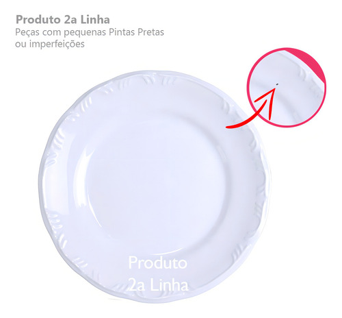 Juego de 6 platos hondos de porcelana Schmidt Pomerode, segunda línea