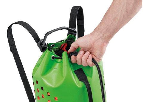 Mochila Cuerda Petzl Yara Guide 25l Barranco Cañonismo Rapel Verde Lisa