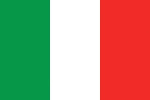 Placa Quadro Decorativo Da Bandeira Da Itália 28x20 Cm
