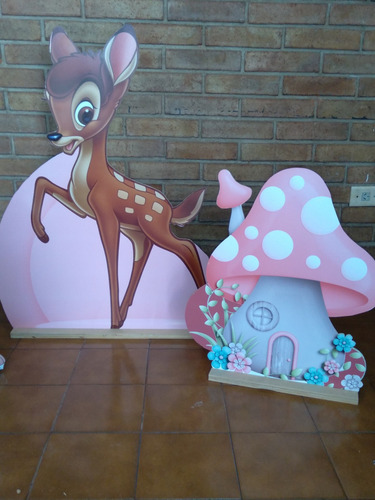 Imagen 3 de 10 de 3 Animales Del Bosque, Zorrito Madera P Decorar Candy Cumple