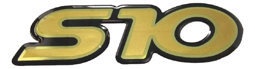 Emblema Adesivo Resinado Chevrolet S10 Dourado S10r