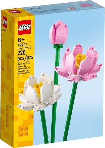 Lego Flor De Lotus Flowers 40647 Quantidade De Peças 220