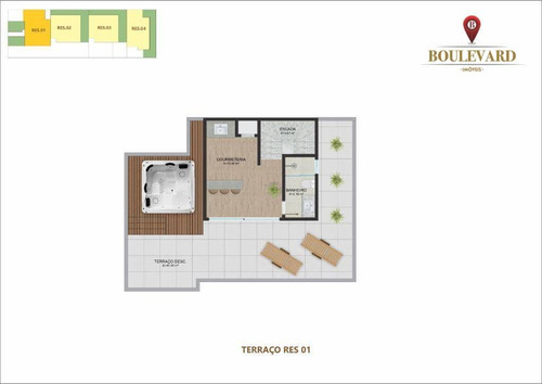 Imagem 8 de 10 de Sobrado No Residencial Jardins, Com 3 Dormitórios À Venda, 125 M² Por R$ 690.000 - Jardim Das Américas - Curitiba/pr - So0291
