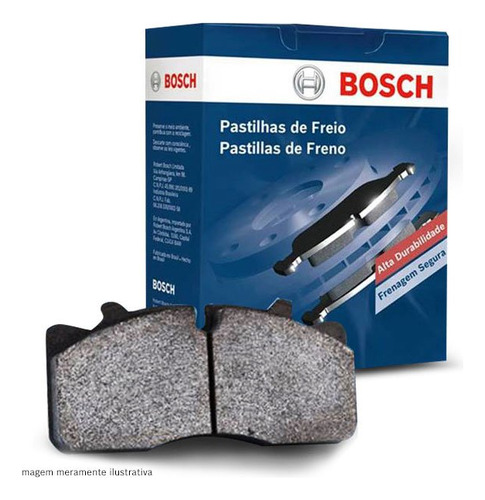 Pastilha Freio Original Bosch Peugeot 208 1.5 2013 A 2017