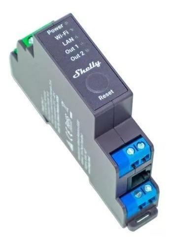 Interruptor Wifi Industrial 2 Canales Inteligente Shelly