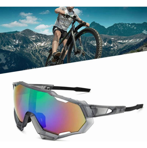 Gran Marco De Las Gafas De Sol De Deporte De La Bicicleta