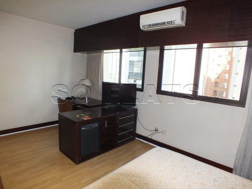 Imagem 3 de 15 de Flat Wyndham Berrini 29m² 1 Dormitório 1 Vaga Para Locação No Brooklin. - Sf29596