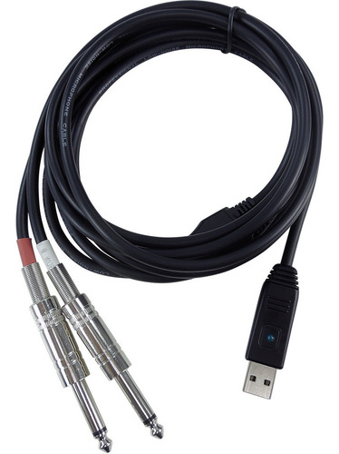 Cable Usb A Dos Plug Trs 1/4 PuLG 2m Behringer Line 2 Usb