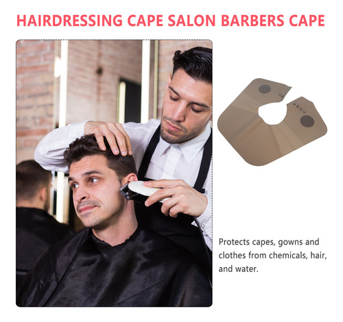 Chal De Silicona Para Corte De Pelo, Protector De Cuello, Ba