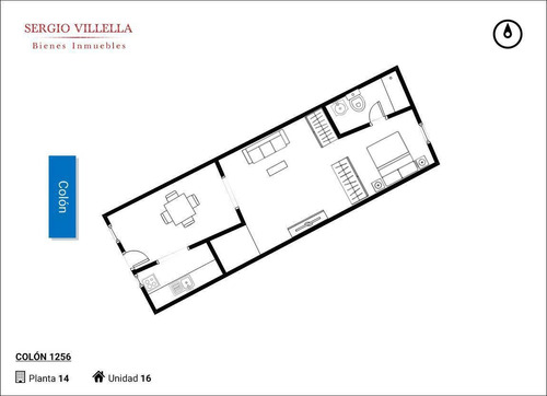 Imagen 13 de 13 de Colón 1200 - 1 Dormitorio En Venta En Rosario