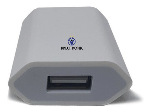 Fonte Tomada Carregador Usb Para iPhone 5 6 E 6s 7 8 X 11 Cor Branco