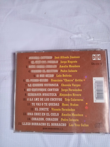 Jose Alfredo Jimenez Su Inspiración Su Voz Disco Compacto Or (Usado)