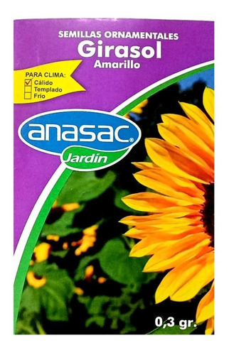 Semillas Girasol Amarillo 0.3 G