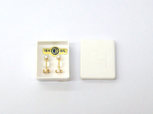 Abridores Ch Tic Laminado 18k Perlas Simil 5mm Ch711 Ctas