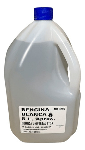 Bencina Blanca 5lt, Delivery En Todas Las Comunas De Stgo