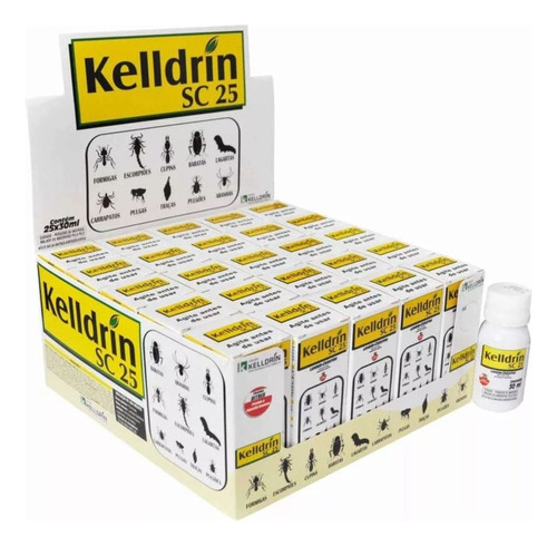 Kit C/ 25pç Kelldrin Sc 25 30ml - Kelldrin