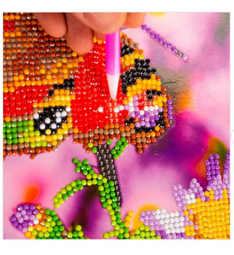 Kit Arte Pintura Con Diamantes Decorar Cuadro Mariposa