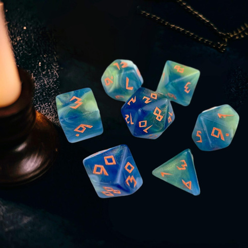 2 X 7x Conjunto De Dados De Jogo De Dados Poliédricos, D20