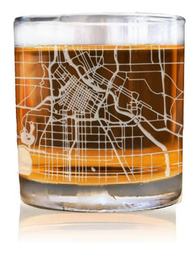 Vasos De Old Fashioneds, Minneapolis Minnesota City Map Whis