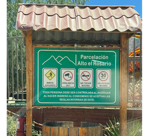 Sitio En Condominio Alto El Rosario, Padre Hurtado