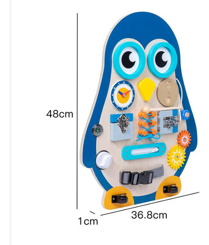 Brinquedo De Desenvolvimento Cognitivo Busy Board,