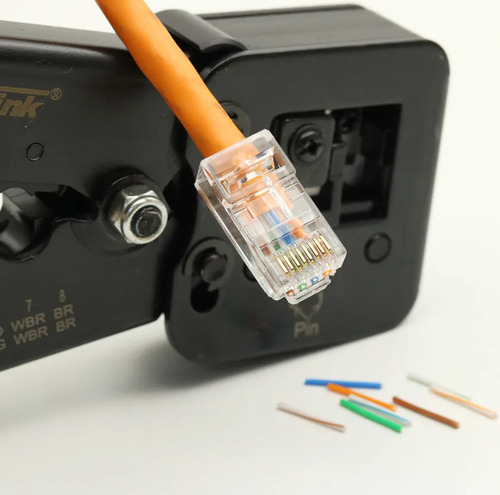 Conector Rede Ez-rj45 Vazado Pack 100 Unidades Nf