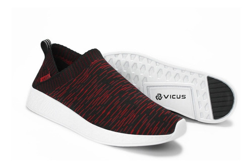 Zapatilla Vicus Loose Flyknit Rojo Negro