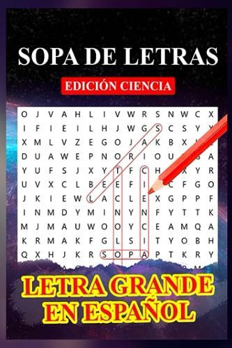 Sopa De Letras Científica Letra Grande. Descubre Astronomía,