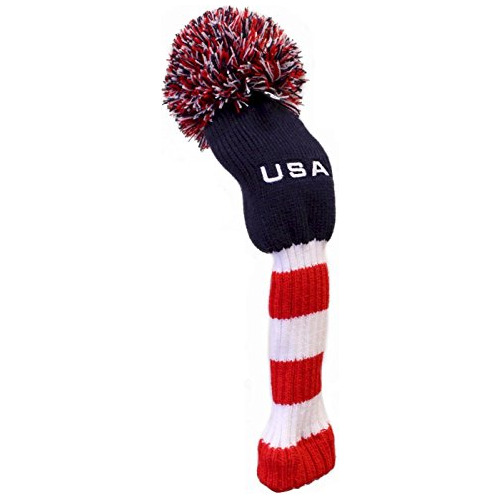 Funda De Pompones Rayas Usa Palos De Golf, Disponible D...