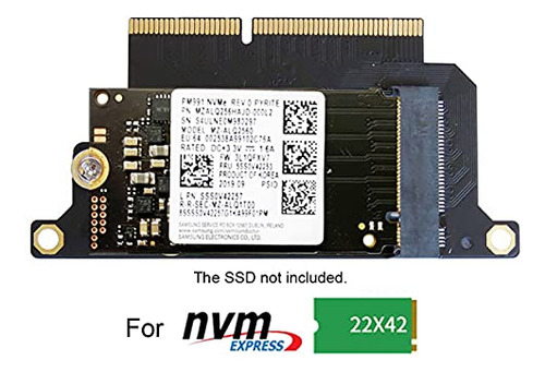 Tarjeta De Conversión Cablecc M.2 Ngff M-key Nvme Ssd Apta P