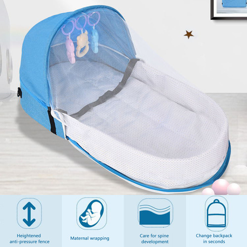 Mosquitera Y Toldo Portátil Para Cuna De Viaje Para Bebés