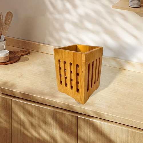 Chopstick Rack Large Capacity Utensil Organizer Bamboo